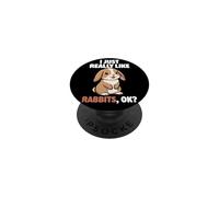 I Just Really Like Rabbits Ok Animal Cute Holland Lop Rabbit PopSockets Adhesive PopGrip