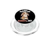 I Just Really Like Rabbits Ok Animal Cute Holland Lop Rabbit PopSockets PopGrip for MagSafe