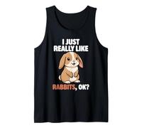 I Just Really Like Rabbits Ok Animal Cute Holland Lop Rabbit Tank Top