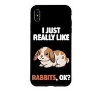 I Just Really Like Rabbits Ok Animal Cute Mini Lop Rabbit Case for iPhone XS Max