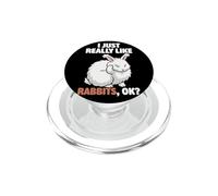 I Just Really Like Rabbits Ok Animal English Angora Rabbit PopSockets PopGrip for MagSafe