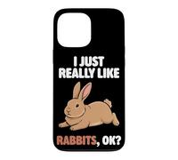 I Just Really Like Rabbits Ok Animal Flemish Giant Rabbit Case for iPhone 13 Pro Max