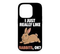 I Just Really Like Rabbits Ok Animal Flemish Giant Rabbit Case for iPhone 14 Pro