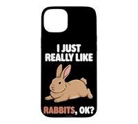 I Just Really Like Rabbits Ok Animal Flemish Giant Rabbit Case for iPhone 15 Plus
