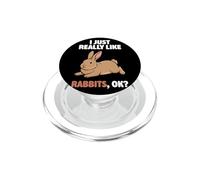 I Just Really Like Rabbits Ok Animal Flemish Giant Rabbit PopSockets PopGrip for MagSafe