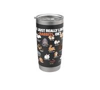 I Just Really Like Rabbits Ok Animal Lover Cute Rabbit Stainless Steel Insulated Tumbler