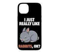I Just Really Like Rabbits Ok Animal Netherland Dwarf Rabbit Case for iPhone 14 Plus