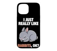 I Just Really Like Rabbits Ok Animal Netherland Dwarf Rabbit Case for iPhone 15