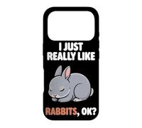 I Just Really Like Rabbits Ok Animal Netherland Dwarf Rabbit Case for iPhone 17 Pro