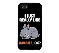 I Just Really Like Rabbits Ok Animal Netherland Dwarf Rabbit Case for iPhone SE (2020) / 7/8