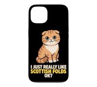 I Just Really Like Scottish Folds Ok Animal Lover Cute Cat Case for iPhone 13