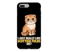 I Just Really Like Scottish Folds Ok Animal Lover Cute Cat Case for iPhone 7 Plus/8 Plus