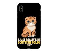 I Just Really Like Scottish Folds Ok Animal Lover Cute Cat Case for iPhone XS Max