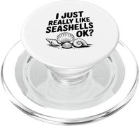 I Just Really Like Seashells OK? PopSockets PopGrip for MagSafe