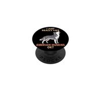 I Just Really Like Siberian Huskies Ok Animal Lover Cute Dog PopSockets Adhesive PopGrip