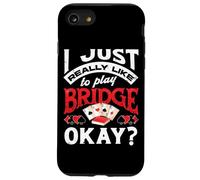 I Just Really Like To Play Bridge Okay Bridge Player Case for iPhone SE (2020) / 7/8