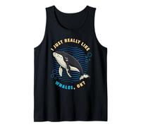 I Just Really Like Whales Ok Sea Animal Humpback Whale Tank Top