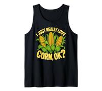 I Just Really Love Corn Ok Fun Corn on The Cob Tank Top