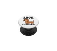 I Just Really Love Dachshunds Funny Wiener Dog PopSockets Adhesive PopGrip