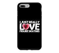 I Just Really Love Figure Skating Funny Women Ice Skater Case for iPhone 7 Plus/8 Plus