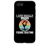I Just Really Love Figure Skating Funny Women Ice Skater Case for iPhone SE (2020) / 7/8