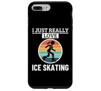 I Just Really Love Ice Skating Funny Women Figure Skater Case for iPhone 7 Plus/8 Plus
