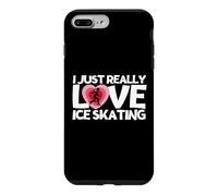 I Just Really Love Ice Skating Funny Women Figure Skater Case for iPhone 7 Plus/8 Plus