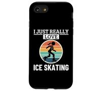 I Just Really Love Ice Skating Funny Women Figure Skater Case for iPhone SE (2020) / 7/8