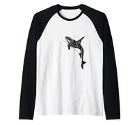 I Just Really Love Orcas, OK? Killer Whale Lover Orca Raglan Baseball Tee