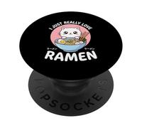 I Just Really Love Ramen Kawaii Japanese Food Otaku Noodle PopSockets Adhesive PopGrip