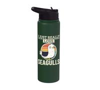 I Just Really Love Seagulls Funny Seagull Stainless Steel Insulated Water Bottle
