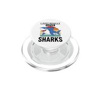 I Just Really Love Sharks Funny Shark PopSockets PopGrip for MagSafe