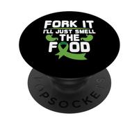 I Just Smell The Food - Gastroparesis Awareness PopSockets Adhesive PopGrip