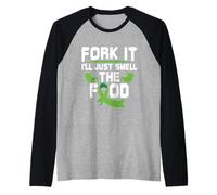 I Just Smell The Food - Gastroparesis Awareness Raglan Baseball Tee