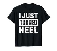 I Just Turned Heel Wrestling Vintage Retro Graphic T-Shirt