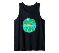 I Just Wanna Escape - Quirky Tropical Graphic Tank Top