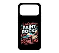 I Just Wanna Paint Rocks and Ignore My Problems Painting Case for iPhone 17 Pro Max