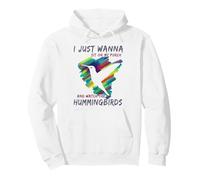 I Just Wanna Sit On My Porch And Watch The Hummingbirds Pullover Hoodie