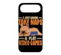 I Just Wanna Take Naps And Play Video Games Dog Sleeping Case for iPhone Air