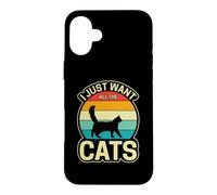 I Just Want All The Cats Case for iPhone 16 Plus