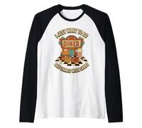 I Just Want Do Bad Things with Carbs Funny Foodie Humor Raglan Baseball Tee