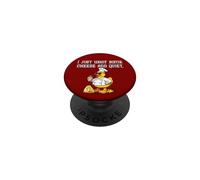 I Just Want Some Cheese And Quiet Cruise Duck Chef Fun PopSockets Adhesive PopGrip