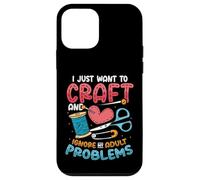 I Just Want To Craft - Sewing Kitting Quiliting Crafter Case for iPhone 12 mini