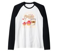 I Just Want to Drink Coffee and Bake Things Raglan Baseball Tee