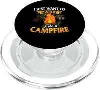 I Just Want To Go Camping Smell Like Campfire Great Outdoors PopSockets PopGrip for MagSafe