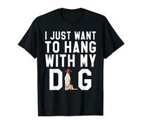 I Just Want To Hang With My Irish Red and White Setter Dog T-Shirt