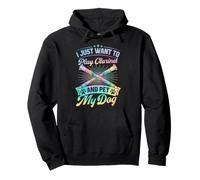 I Just Want To Play Clarinet And Pet My Dog Pullover Hoodie