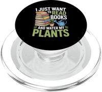 I Just Want To Read Books And Water My Plants PopSockets PopGrip for MagSafe