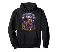 I Just Want To Take Naps And Watch Westerns Cowboy Horse Pullover Hoodie