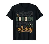 I Just Want to Work in My Garden with My Dog All Day T-Shirt